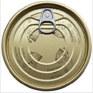 The production for the rolling of the tinplate lid  TFS easy open end